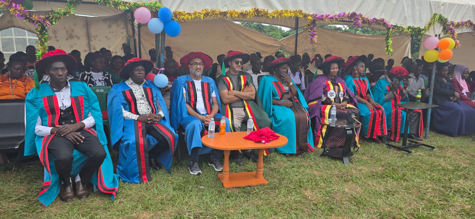 Faculty at graduation